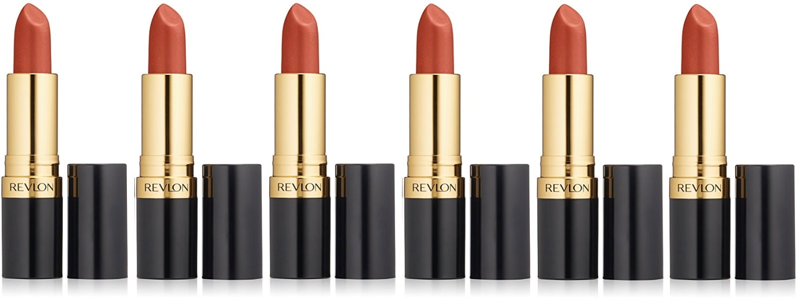 Revlon Super Lustrous Lipstick Pearl 026 Abstract Orange (6 Pack
