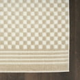 thumbnail image 4 of HomeRoots 572469 4 x 6 ft. Geometric Rectangle Area Rug, Beige, 4 of 5