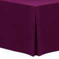 thumbnail image 1 of Ultimate Textile 48 x 48-Inch Square Fitted Polyester Tablecloth-X, 1 of 3