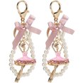 thumbnail image 4 of Fosa Keychain Pendant, Possess Sturdy Structure Durable Scratch‑Resistant Cartoon Pendant, 2Pcs Family Friends For School Office, 4 of 8