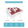 thumbnail image 5 of Japanese Style Queen Size Down Alternative Comforter, Lightweight Comforter Quilt Bedding Set with Pillow Shams Modern Minimalist Red All Seasons Bed Comforter Duvet Insert 90"x96", 5 of 7