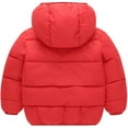 thumbnail image 2 of Baby Boys Girls Winter Coats, Thick Hooded Down Kids Infants Toddlers Winter Warm Jacket Outerwear for 2-7 Years, 2 of 7
