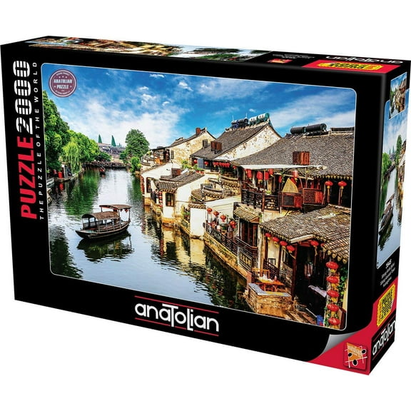 Anatolian Puzzle - Xitang Ancient Town, 2000 Piece Jigsaw Puzzle, Code: 3945, Multicolor