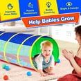 thumbnail image 2 of Crawl Through Play Tunnel Hoohtoot Kids para niños pequeños, 2 of 7