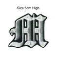 thumbnail image 1 of Gothic Letters Embroidery Iron On Patches Color Optional Alphabet Appliques For Clothing Decor, 1 of 6