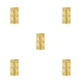 thumbnail image 2 of Speravity Bisagras de metal 6 orificios de montaje Puerta Conector Cerradura Bisagra Latón Multifunción Desmontable Cajón Persiana / 2.5in / Type2 NO2, 2 of 6