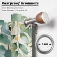 thumbnail image 2 of Outdoor Curtains for Patio Waterproof, Green Outdoor Privacy Panels Grommet, Eucalyptus Leaves Blackout Outside Curtains for Porch/Cabana/Pergola/Gazebo 54"x84", 2 Panels, 2 of 8
