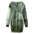 thumbnail image 5 of SwiftWear ​Women's Halloween Hooded Dress with Ghost/Pumpkin Print - Spooky Sweatshirt Dresses Casual/Halloween Costume, Dual Pockets, Cozy & Trendy​, 5 of 6