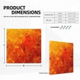 thumbnail image 3 of Red Orange Grid Light Switch Cover Decorative Switch Plates and Outlet Covers Wall Plate for Electrical Kitchen Home Office Art Decor Mid-size, 3 of 4