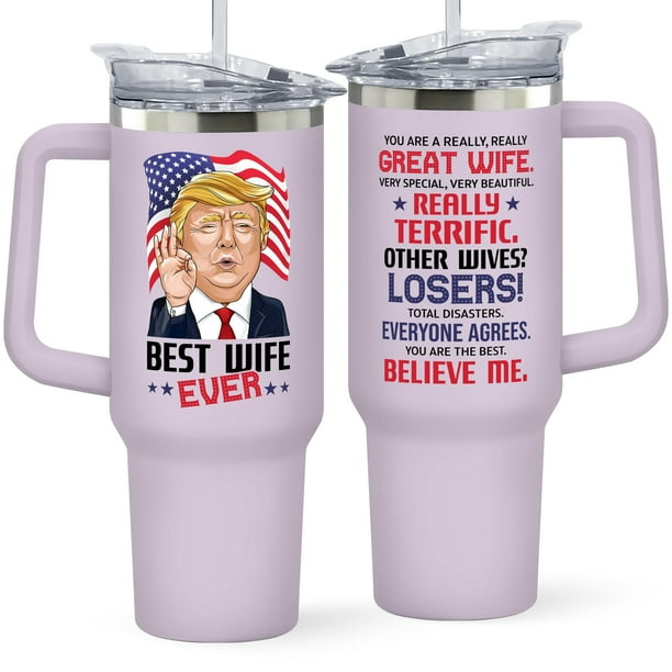 Vaso térmico Mocosweeties Para Mi Esposa 1.18L Acero Inoxidable Morado