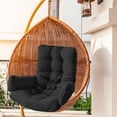thumbnail image 1 of Cojín para silla de cesta colgante, alfombrillas suaves y cómodas para silla, cojines para interior para Negro Cola Cojín del asiento, 1 of 8