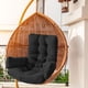 thumbnail image 1 of Cojín para silla de cesta colgante, alfombrillas suaves y cómodas para silla, cojines para interior para Negro Cola Cojín del asiento, 1 of 8