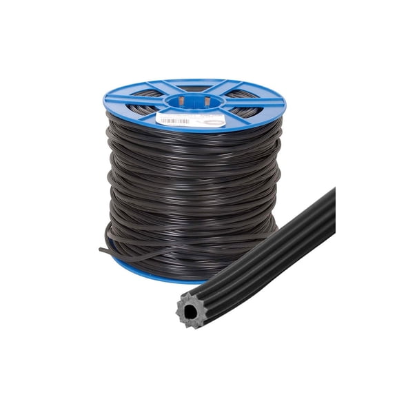 CRL SSBL250B .250" Black Serrated Screen Retainer Spline Bulk 15 Pound Roll