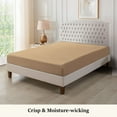 thumbnail image 2 of 1000 Thread Count 3 Piece (1- Fitted Sheet + 2- Pillow cover) Quality 27 Inch Deep Pocket 100% Egyptian Cotton Color Taupe Solid Size Full, 2 of 6