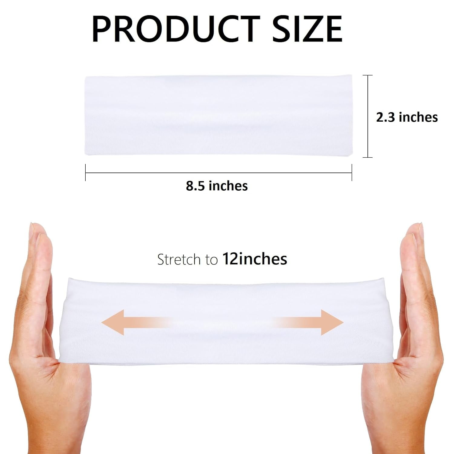 16 Pack Elastic Fabric Hair Ties, Soft Slip Resistant Hair Bands Daily Hair Accessories for Women