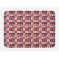 thumbnail image 1 of London Bath Mat, Retro Traditional London Icons in Squares United Kingdom Europe Travel Vacation, Non-Slip Plush Mat Bathroom Kitchen Laundry Room Decor, 29.5 X 17.5 Inches, Multicolor, Ambesonne, 1 of 2
