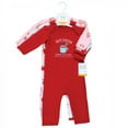 thumbnail image 2 of Hudson Baby Infant Girl Cotton Coveralls, Hot Cocoa, 3-6 Months, 2 of 5
