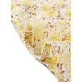 thumbnail image 5 of INSPIRE CHIC Women's Floral Print A-Line Chiffon Layered Mini Skirt Yellow XS, 5 of 6