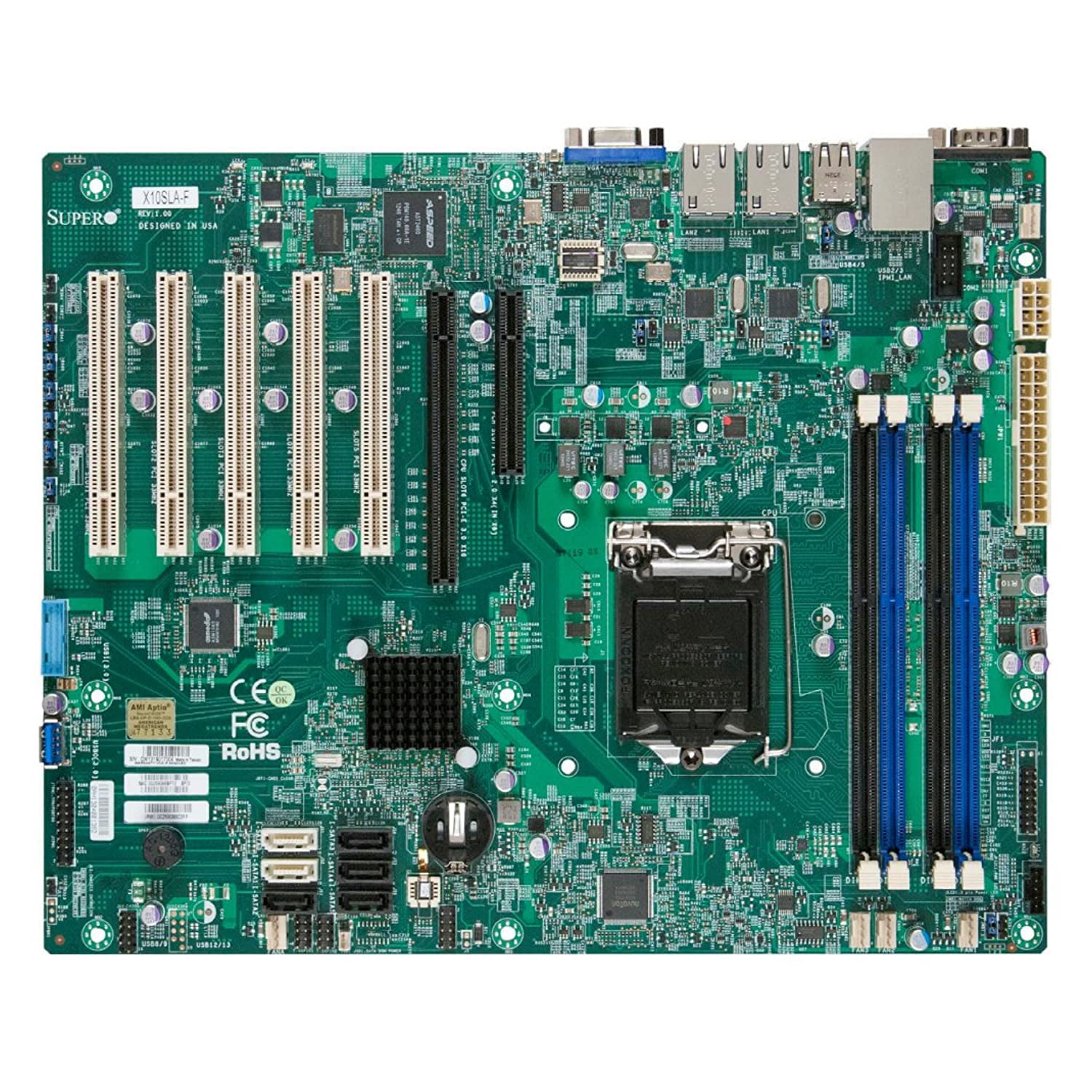 Supermicro Motherboard ATX DDR3 1600 LGA 1150 Motherboards X10SLAFO