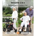 thumbnail image 2 of Combinación de andadores para sillas de ruedas Rollator Walker VOCIC para personas mayores, 2 of 9