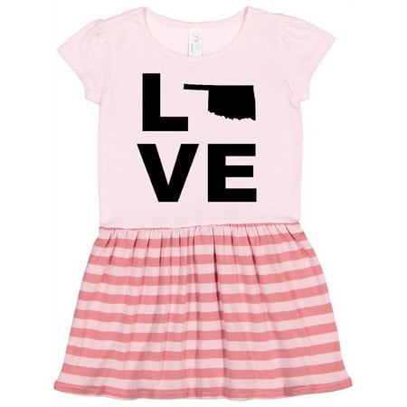 

Inktastic Love Oklahoma Gift Toddler Girl Dress