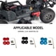 thumbnail image 3 of Adaptador de rueda hexagonal Ounissouiy 4 piezas 1/10 para ARRMA SENTON 3S RC modelo Negro, 3 of 6