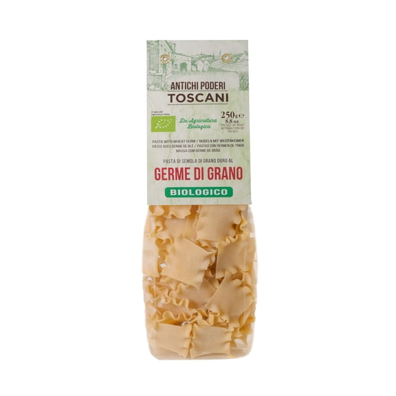 Antichi Poderi Toscani Organic Whole Wheat Tacconi Pasta 8.8oz/250g - Pack of 2