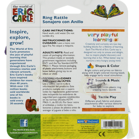 World of Eric Carle, The Very Hungry Caterpillar Ring Rattle