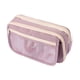 thumbnail image 3 of Estuche para lápices, bolsa de maquillaje, estuche para rotuladores portátiles, cierre de cremallera, bolsa para lápices, bolsa de papelería para la Púrpura, 3 of 9