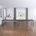thumbnail image 2 of Playcraft Monaco 12’ Pro-Series Shuffleboard, Black on Silver, 2 of 7