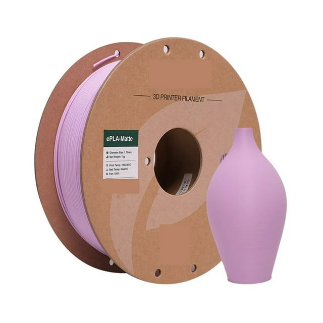 PLA Matte 1.75mm 1KG (2.2 LBS) Spool,3D Printer Filament , 3D Printing Material For 3D Printers Matte PLA Filament ,Easy to Use