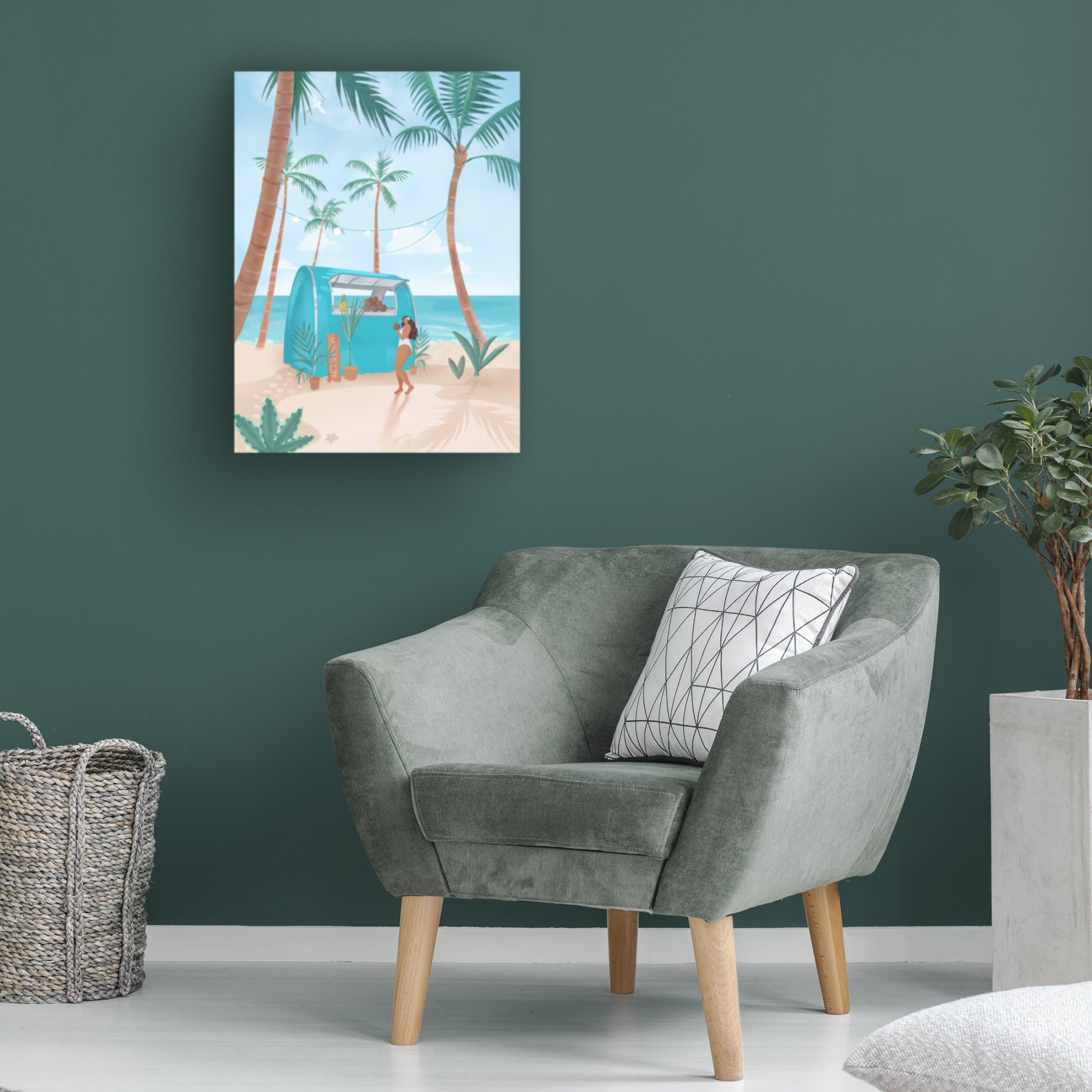 Trademark Fine Art Petra Lizde Summer Canvas Wall Art