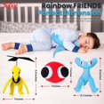 thumbnail image 5 of Rainbow Friends 3 Pack Chapter 2 Plush Toy, Soft Stuffed Animal Monsters Doors Doll Toys Set, Wiki Plushies Toys Gifts for Kids Adults Birthday Thanksgiving Christmas Horror Game Party Favors Fans, 5 of 7
