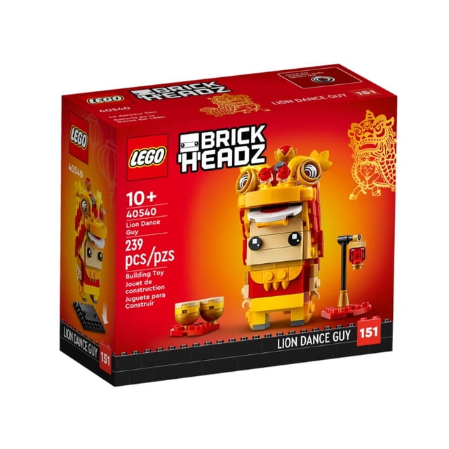 LEGO 40540 BrickHeadz Bailarín de Danza del León Año Nuevo Chino