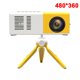 thumbnail image 1 of Salange J9Pro Mini proyector LED Home Media Player Audio Portable Proyectors 480x360 píxeles compatible con 1080P HDMI USB Video Beamer Tan Jianjun unisex, 1 of 2