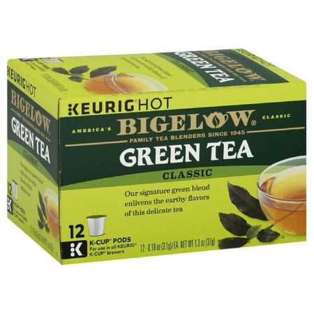 BIGELOW TEA GREEN K CUP, 12 EA (Pack of 6) (Best Green Tea K Cups)