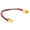 thumbnail image 4 of Fugacal XT90 Adapter Cable,XT90 Male Connector,XT60H F To XT90 Male Adapter Cable Super Soft Reusable XT90 Male Connector For Car Models Airplane Models Ship Models, 4 of 8