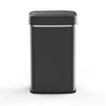 thumbnail image 2 of Nine Stars Automatic Kitchen Trash Can, 13 Gallon Stainless Steel, Motion Sensor Hands-Free Soft-Close Lid  Garbage Bin, Black, 2 of 5