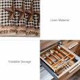 thumbnail image 6 of Placemats Set of 6, Western Texas Star Vintage Woven Placemat, Linen Place Mats for Kitchen/Dining Tables, Rustic Wreath Wood Black Plaid Washable Table Mats for Party, 6 of 8
