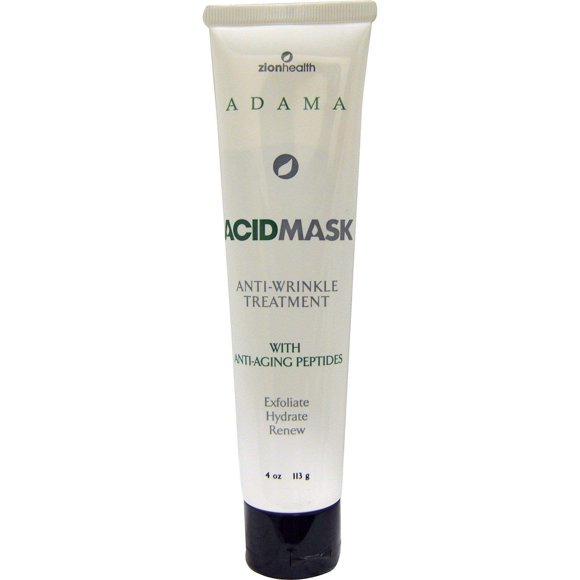 Mascarilla facial de ácido glicólico Adama Minerals - Tratamiento antiarrugas