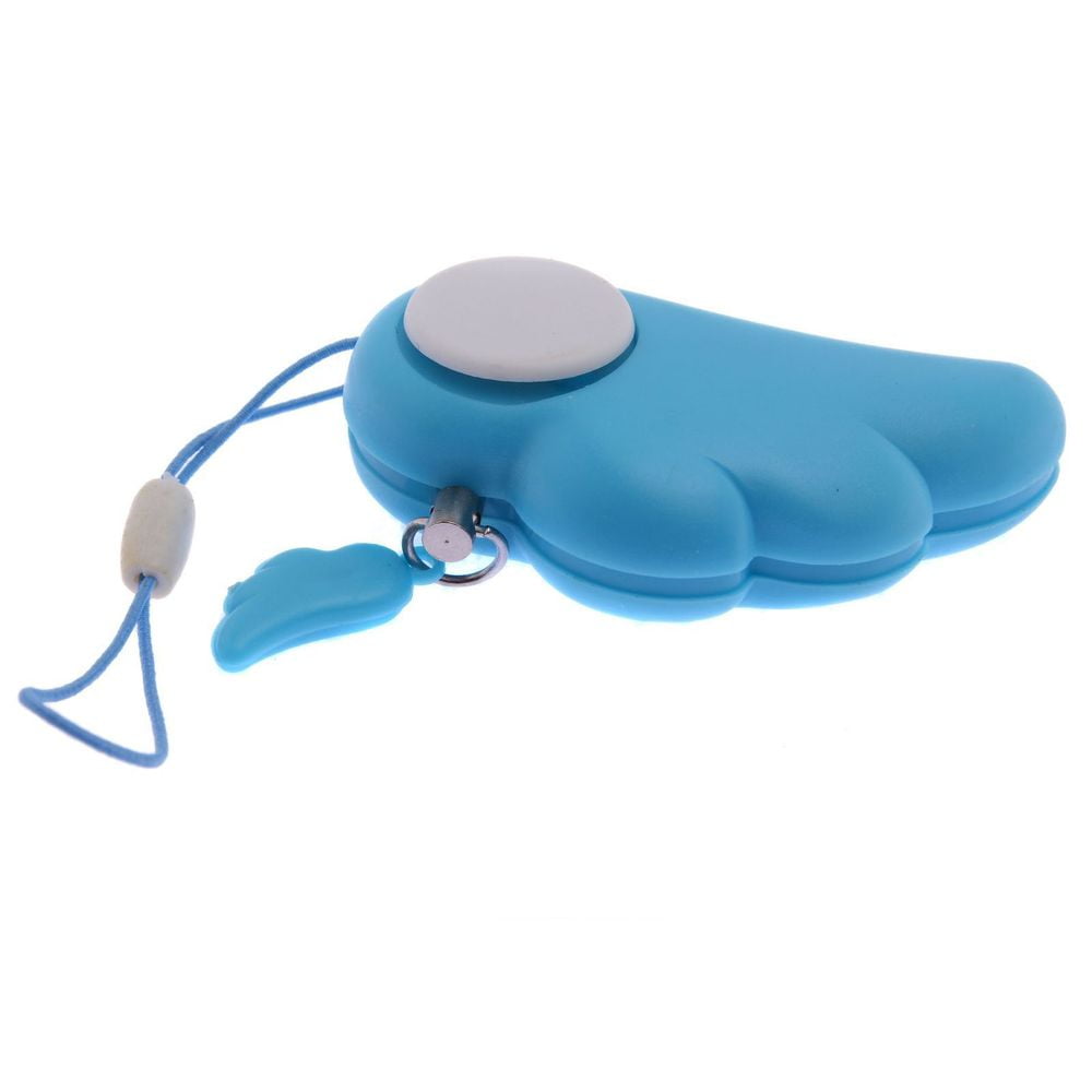 Angel Personal Safety Alarm Keychain Blue