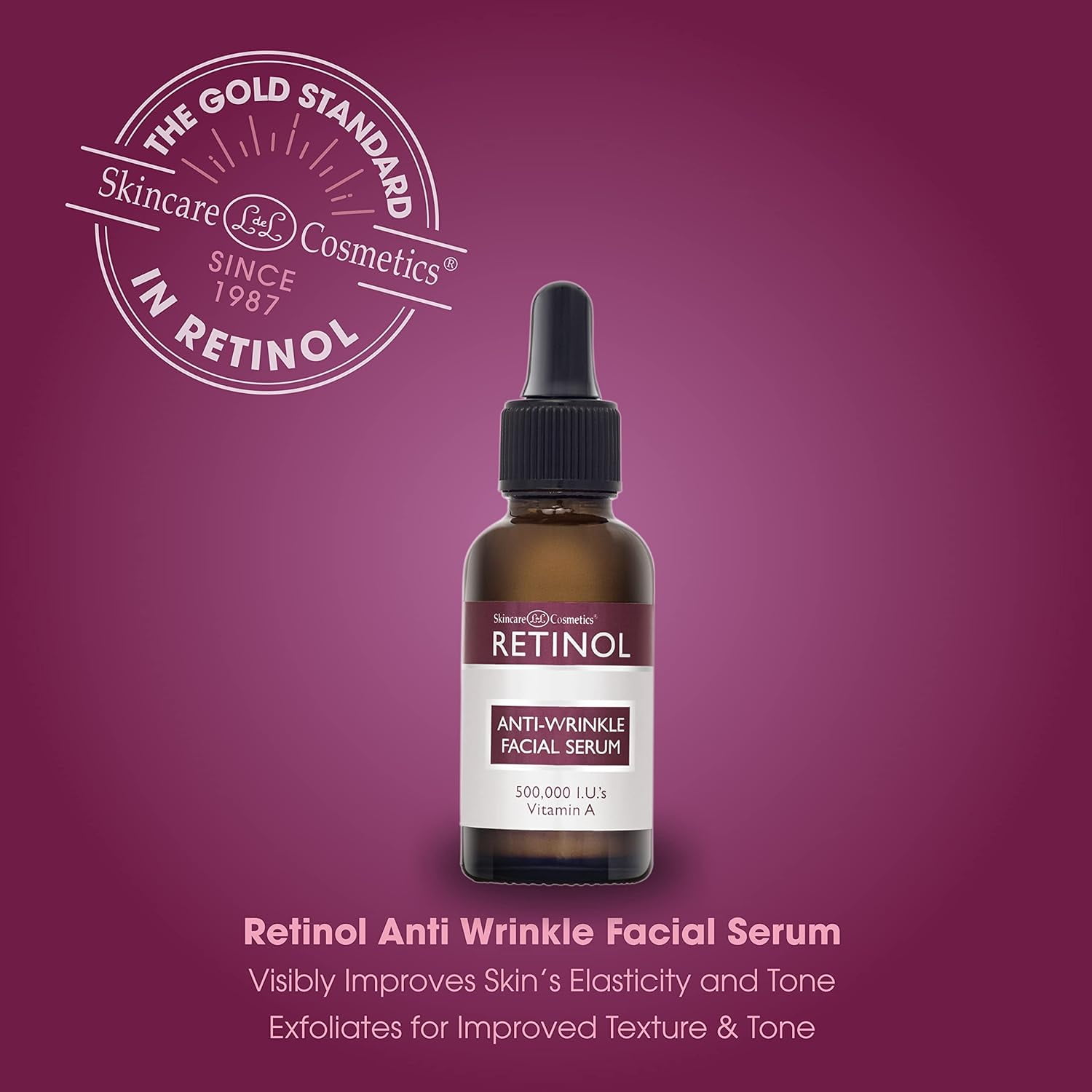 LIVAURA Retinol Anti-Wrinkle Facial Serum – Vitamin A Concentrate Improves Skin’s Elasticity & Tone and Minimizes Appearance of Fine Lines & Wrinkles – Look Younger With The Age-Defying