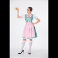 thumbnail image 4 of Disfraz de Oktoberfest Alemán para Mujer, Estilo Dirndl, para Adultos, para de Cerveza Tradicional, Disfraz de Sirvienta. Verde XXL, 4 of 7