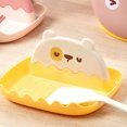 thumbnail image 4 of Cartoon Pattern Spoon Lid Holder, Spoon Rest with Lid Rack Pot Lid Holder Prevent Slipped Kitchen Utensil Rest Countertop Holder for Spoons Pot Lids Spatulas Utensils Forks, 4 of 7