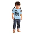 thumbnail image 4 of Auntie Uncle Present Loved Niece Cute Toddler Boy Girl T Shirt Infant Toddler Brisco Brands 18M, 4 of 6
