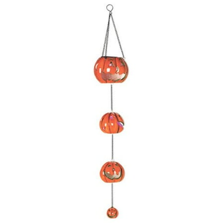 Gossi WSCL-102 Halloween Hanging Pumpkin Solar Lights, Color-Changing LEDs