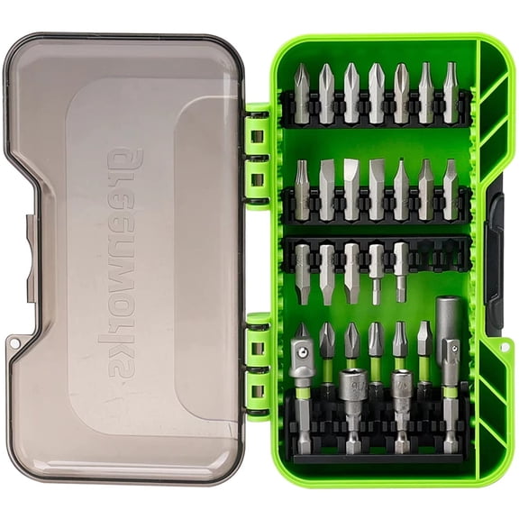 Greenworks 30-Piece Impact Rated Driving Set with Case, 3508902