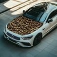 thumbnail image 3 of Uorisanigo Car Hood Cover Waterproof Polyester Cheetah Leopard Print Car Hood Cover All Weather Universal Auto Hoods Protective Accessories for SUV Sedan Truck Pickup, Elastic Fabric, 3 of 7