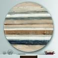thumbnail image 3 of Designart 'Geometric Circle Natural Balance III' Geometric Metal Circle Wall Art, 3 of 3