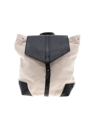 Deux Lux Demi Canvas mini backpack Cream Black EUC